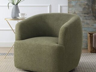 Sofia Swivel Chair Green Product Image